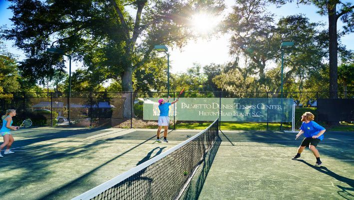 Play a game of tennis on one of Hilton Head Island's